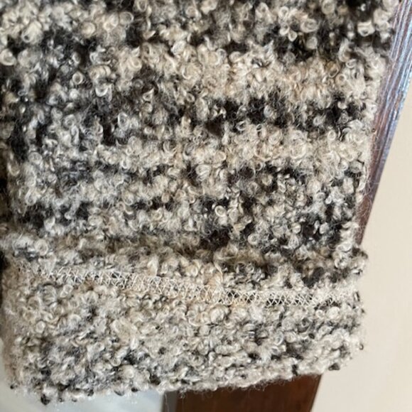 Free People Zebra Yarn Double Breasted Sweater Blazer, Size Medium. - Picture 4 of 7